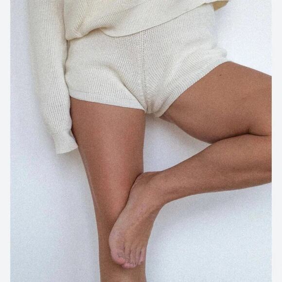 Nasty Gal Sweater Booty Shorts - Picture 1 of 4